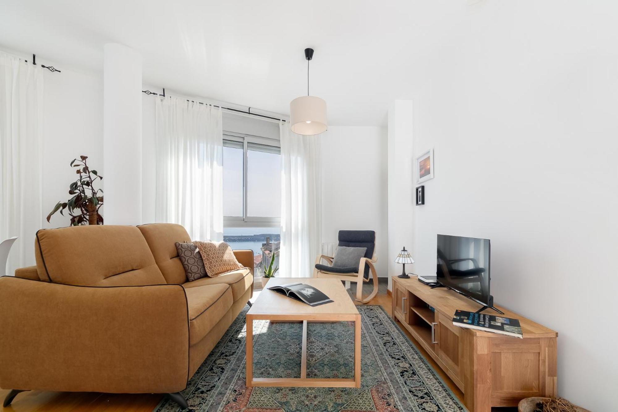Con Parking Y Vistas Al Mar By Cabana Rentals 아 과르다 외부 사진